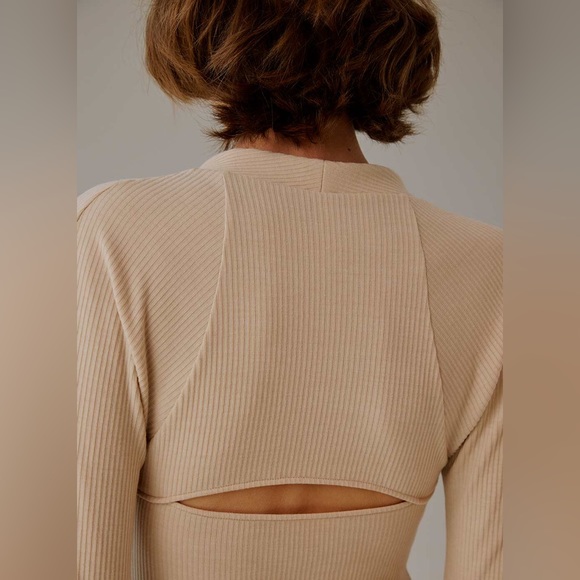 NWOT Nap Loungewear Square Neck Ribbed Top - Picture 9 of 14